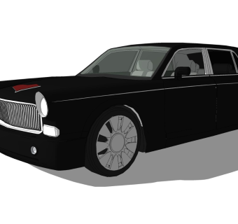 超精细汽车模型 红旗 CA7600